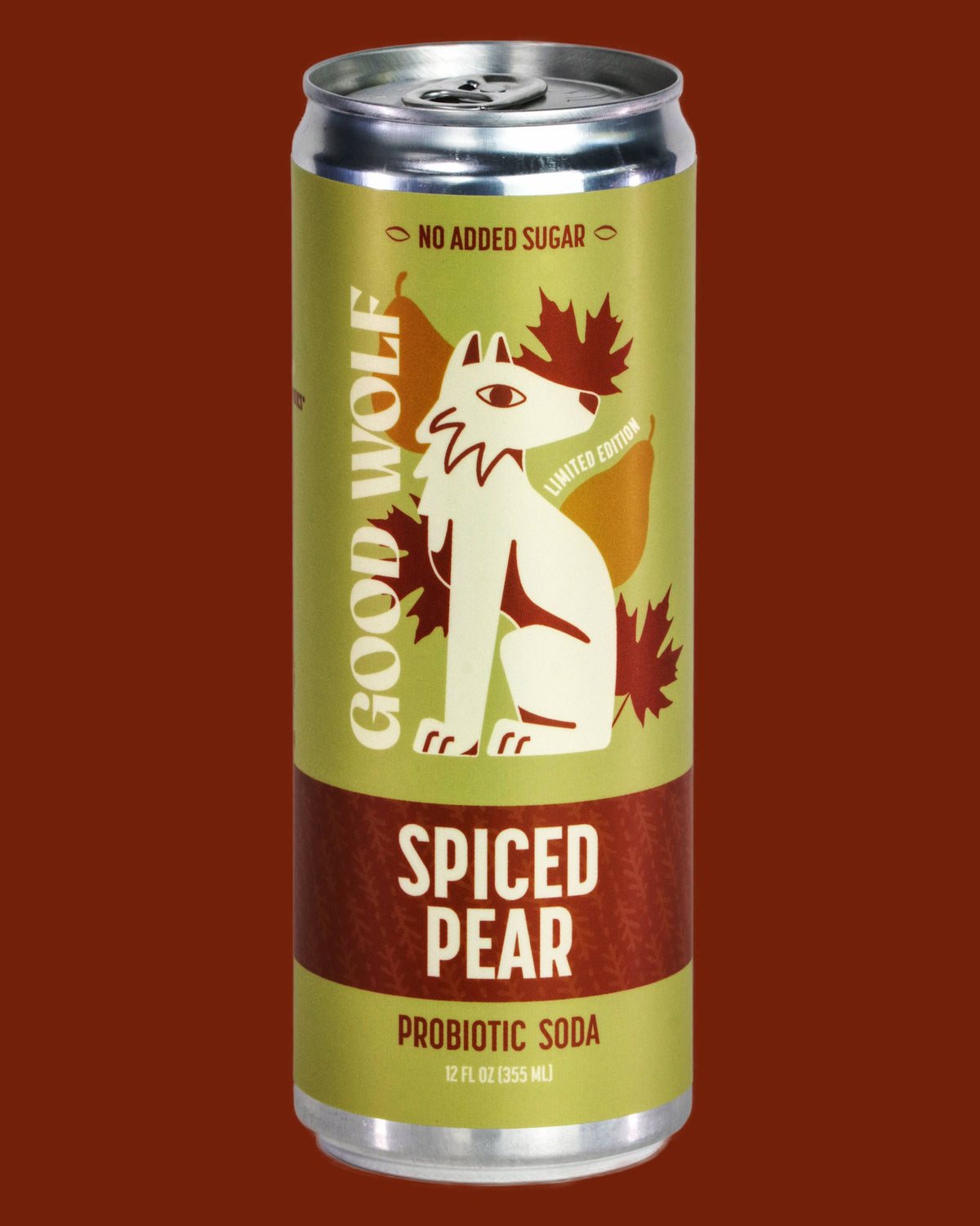 Good Wolf Probiotic Sodas - Spiced Pear Probiotic Soda – Crafted in Oregon