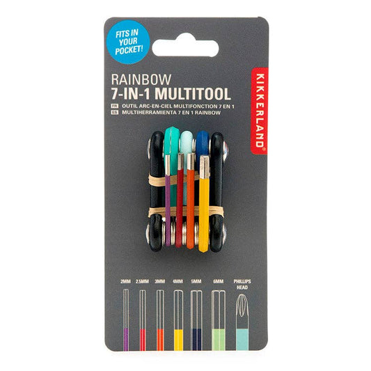 Kikkerland Design Inc - Rainbow 7-in-1 Multitool