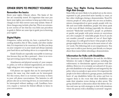 Microcosm Publishing & Distribution - Know Your Rights: Protect Yourself and Your Community (Zine)
