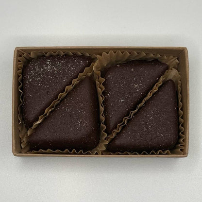 Missionary Chocolates - Vanilla Salted Caramel Truffles - 4pc Box