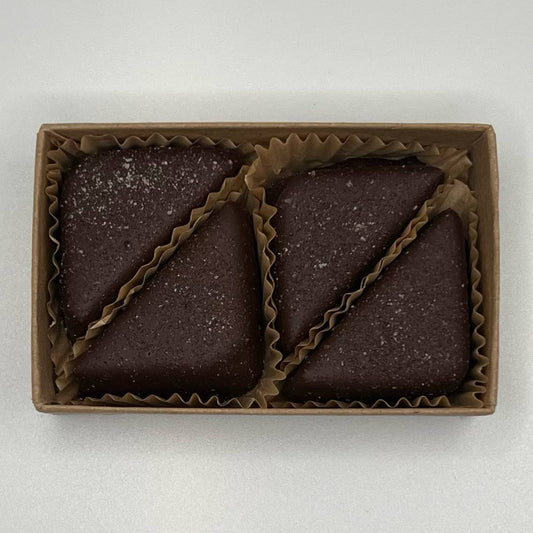 Missionary Chocolates - Vanilla Salted Caramel Truffles - 4pc Box