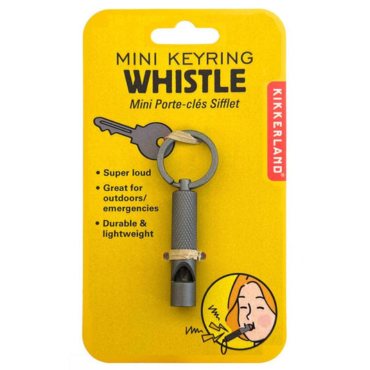 Kikkerland Design Inc - Mini Keyring Whistle