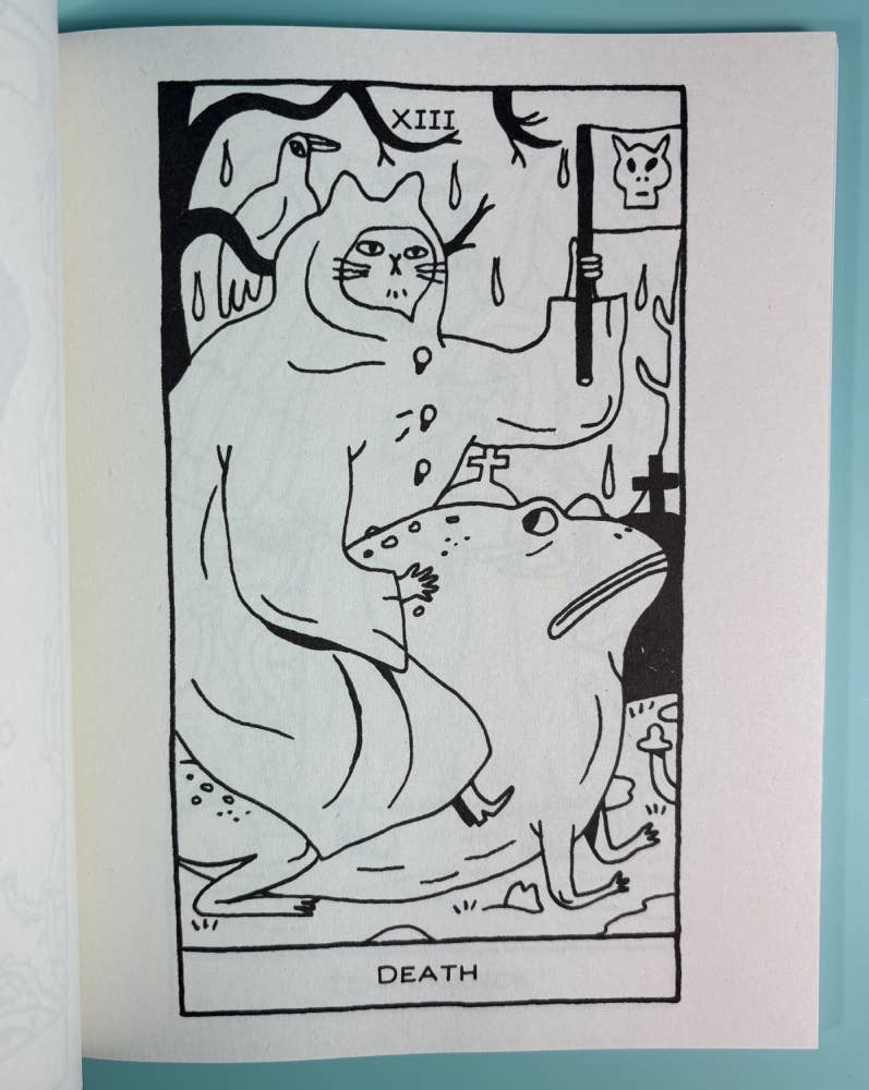Microcosm Publishing & Distribution - Magickal Cats Tarot Coloring Book