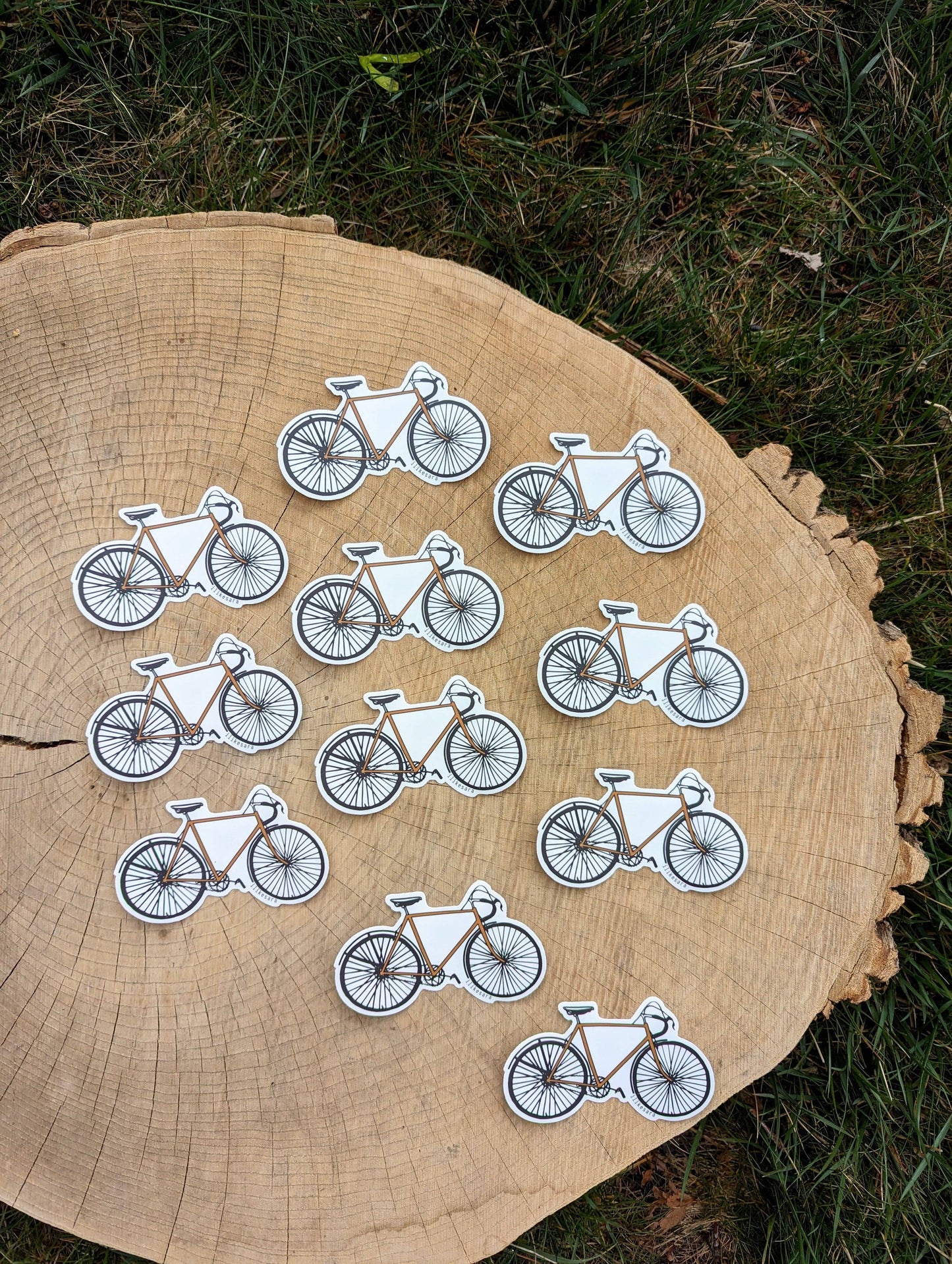 ilikesara | art + goods - Sticker | road bike - waterproof uv-resistant vinyl bicycle decal