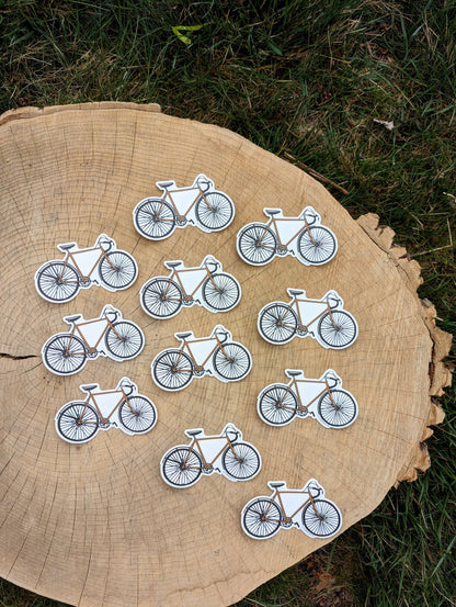 ilikesara | art + goods - Sticker | road bike - waterproof uv-resistant vinyl bicycle decal