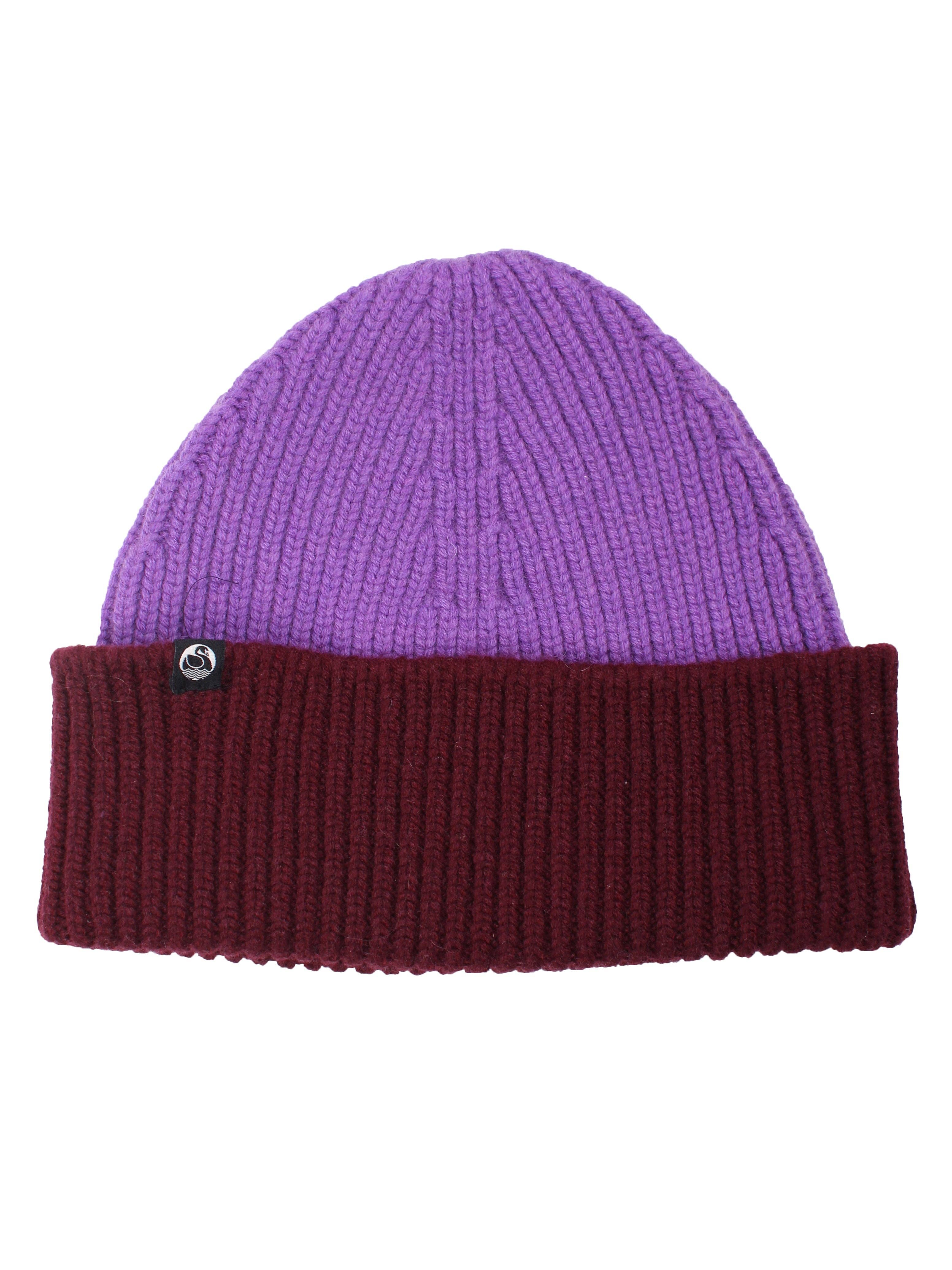 Danefae København - Danewarm Thoughts Merino Wool Beanie Purple/Dark Wine
