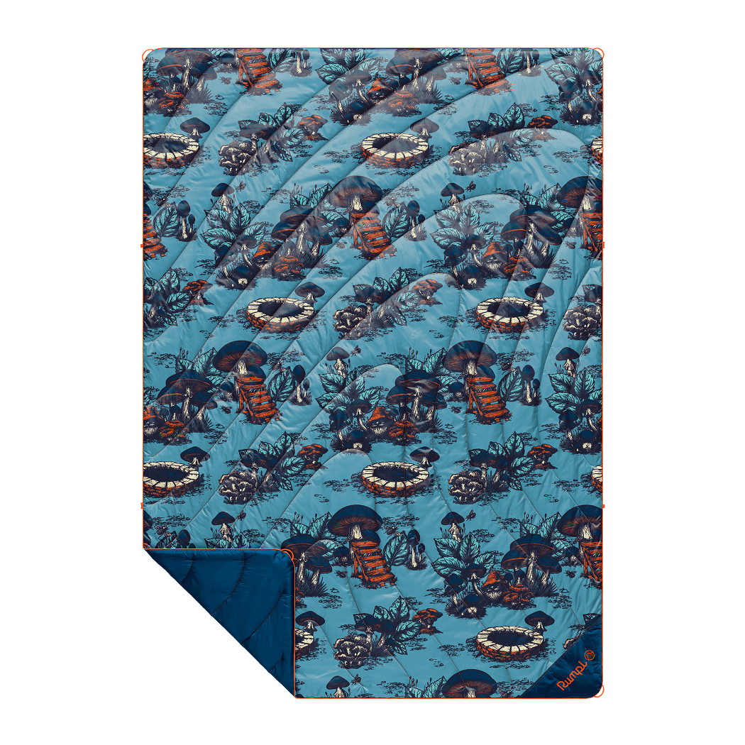 Rumpl - Original Puffy Blanket - Magic Mushrooms
