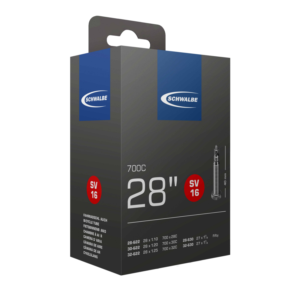 Schwalbe SV16 700C 28" Tube, Presta Valve 40mm