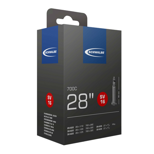 Schwalbe SV16 700C 28" Tube, Presta Valve 40mm