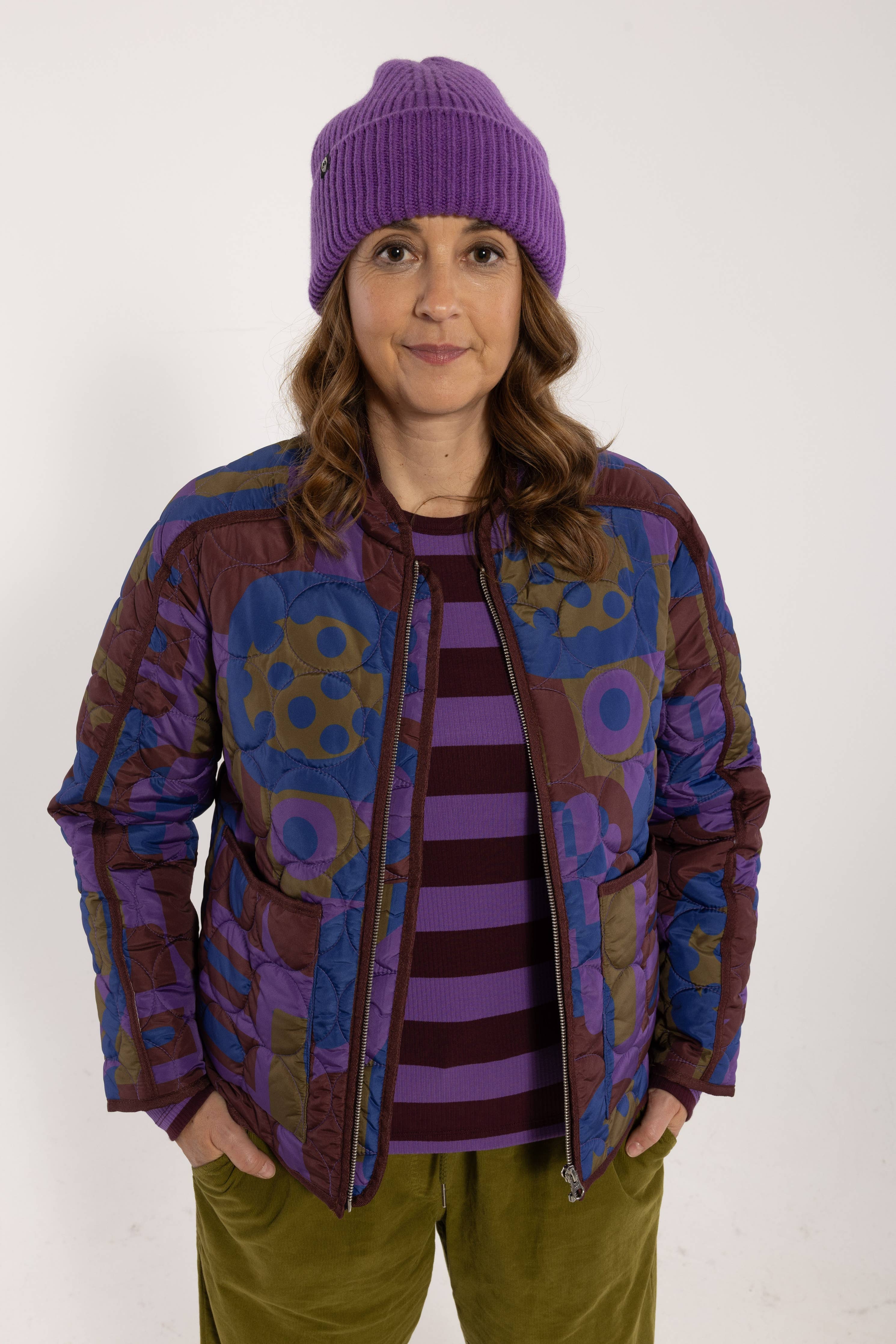 Danefae København - Danemaple Thermo Jacket Purple PATCHLAND