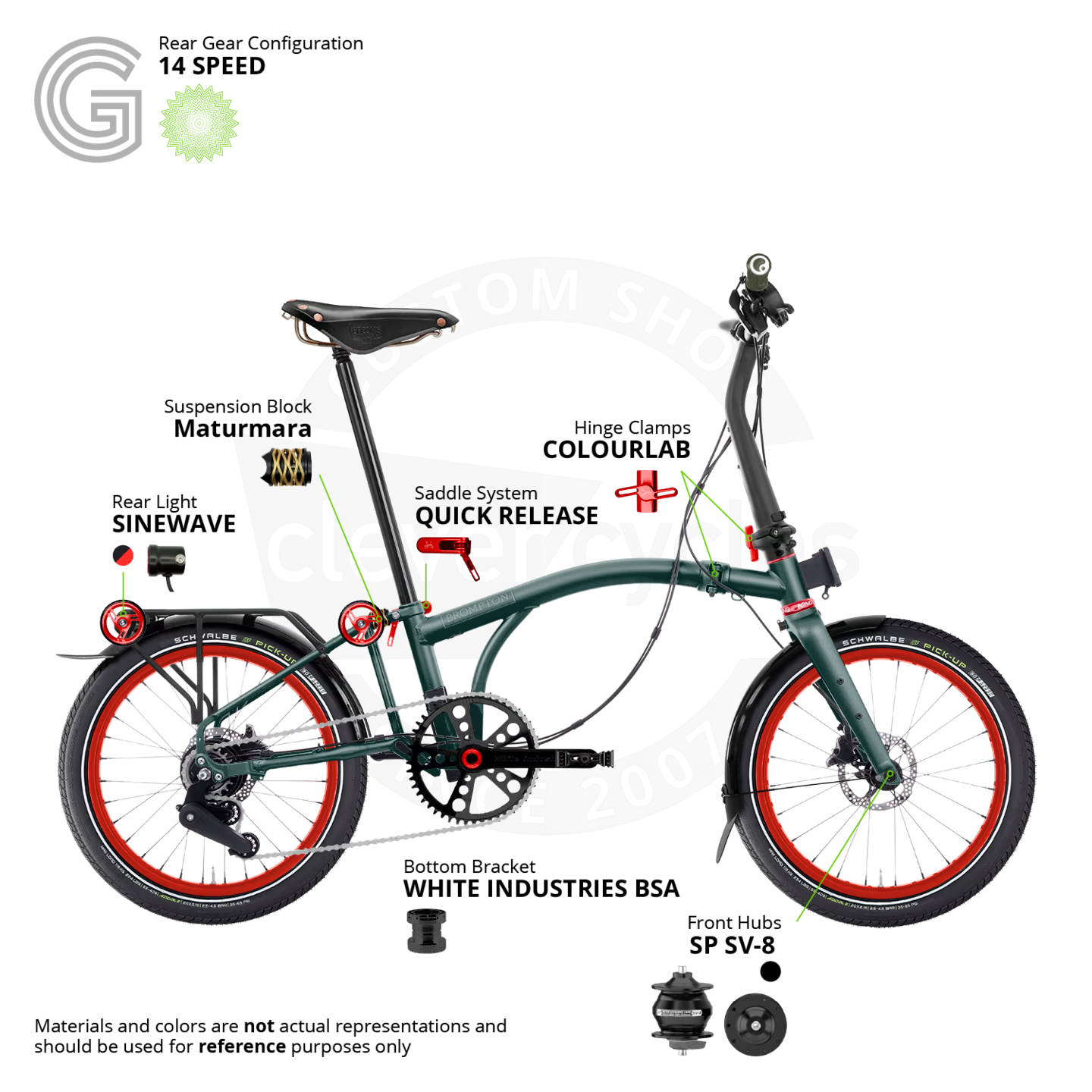 G Line - Brompton Custom Shop  - Krampus Is My Copilot