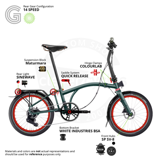 G Line - Brompton Custom Shop  - Krampus Is My Copilot