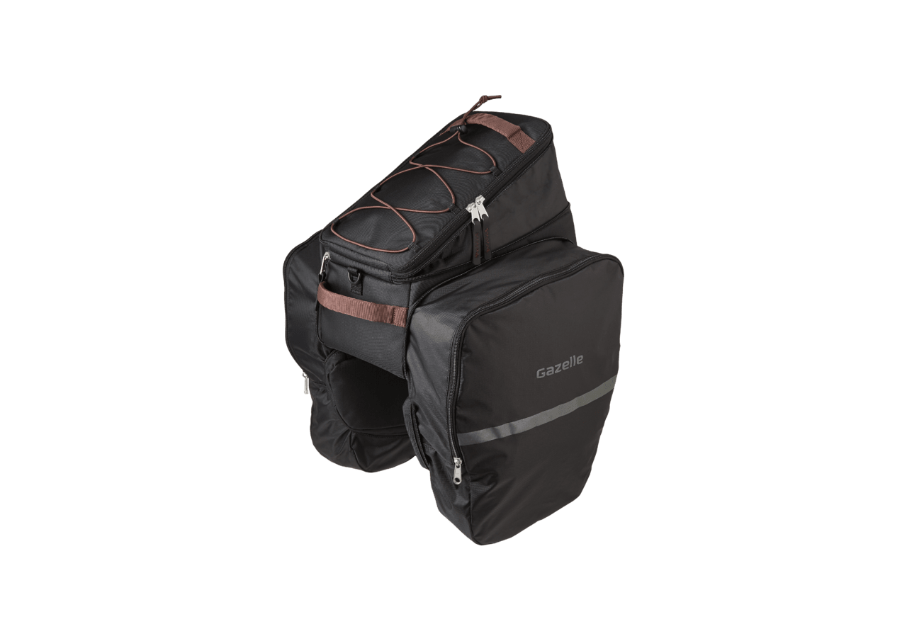 Gazelle Rear Carrier Racktop Bag with Panniers MIK