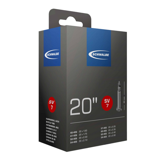 Schwalbe SV7 20" Tube, Presta Valve 40mm