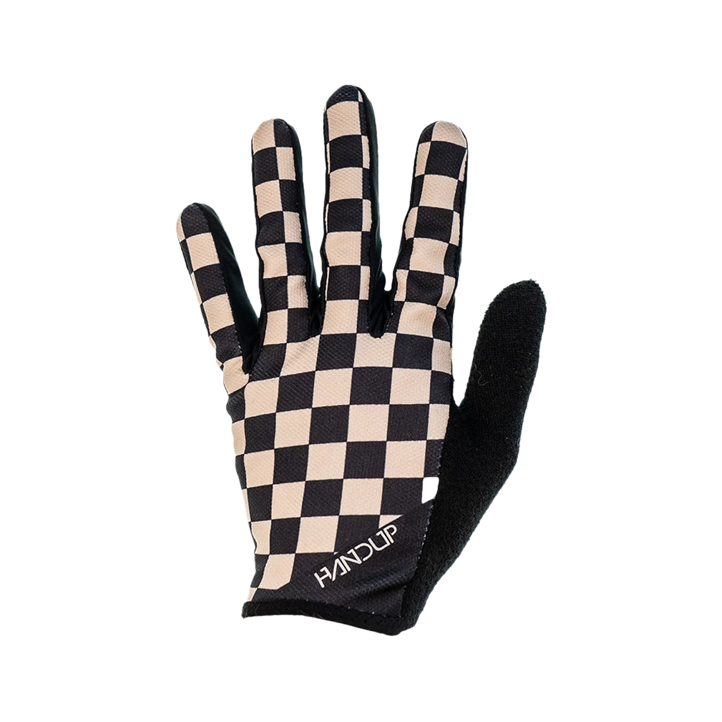Handup Most Days Gloves - Checkered Black/Tan, Small