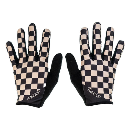 Handup Most Days Gloves - Checkered Black/Tan, Small