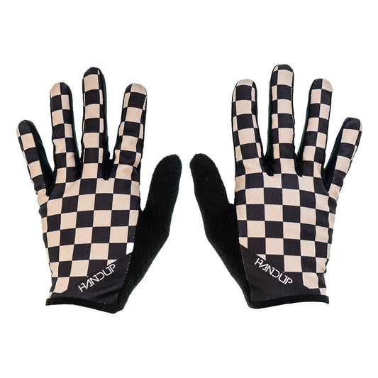 Handup Most Days Gloves - Checkered Black/Tan, Small