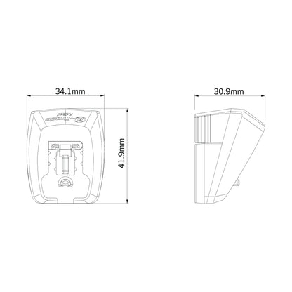 Herrmans H-Trace Mini Dynamo LED Rear Light