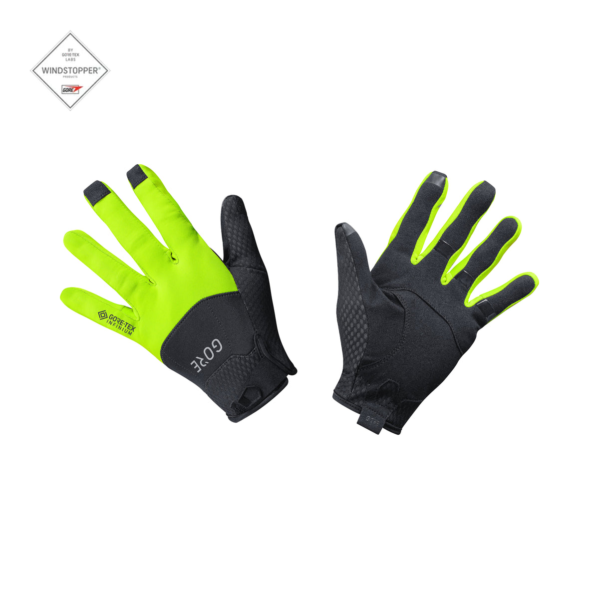 windstopper handschuhe Gore Wear C5 GORE-TEX INFINIUM Gloves, 3XL Rucksackgröße:Einheitsgröße Noble they are perfectly suited Four new gravel bike