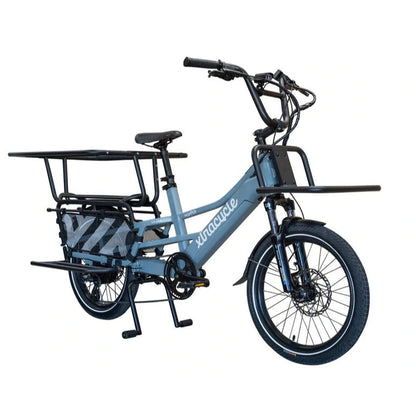 electric utility bicycle HPC MPUV The Original is our flagship electric family cargo bike Runabout.2 - Wild Green