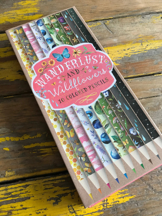 Wanderlust and Wildflowers Colored Pencils
