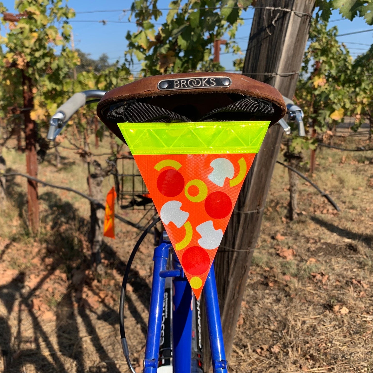 Safety Pizza Bicycle Reflector