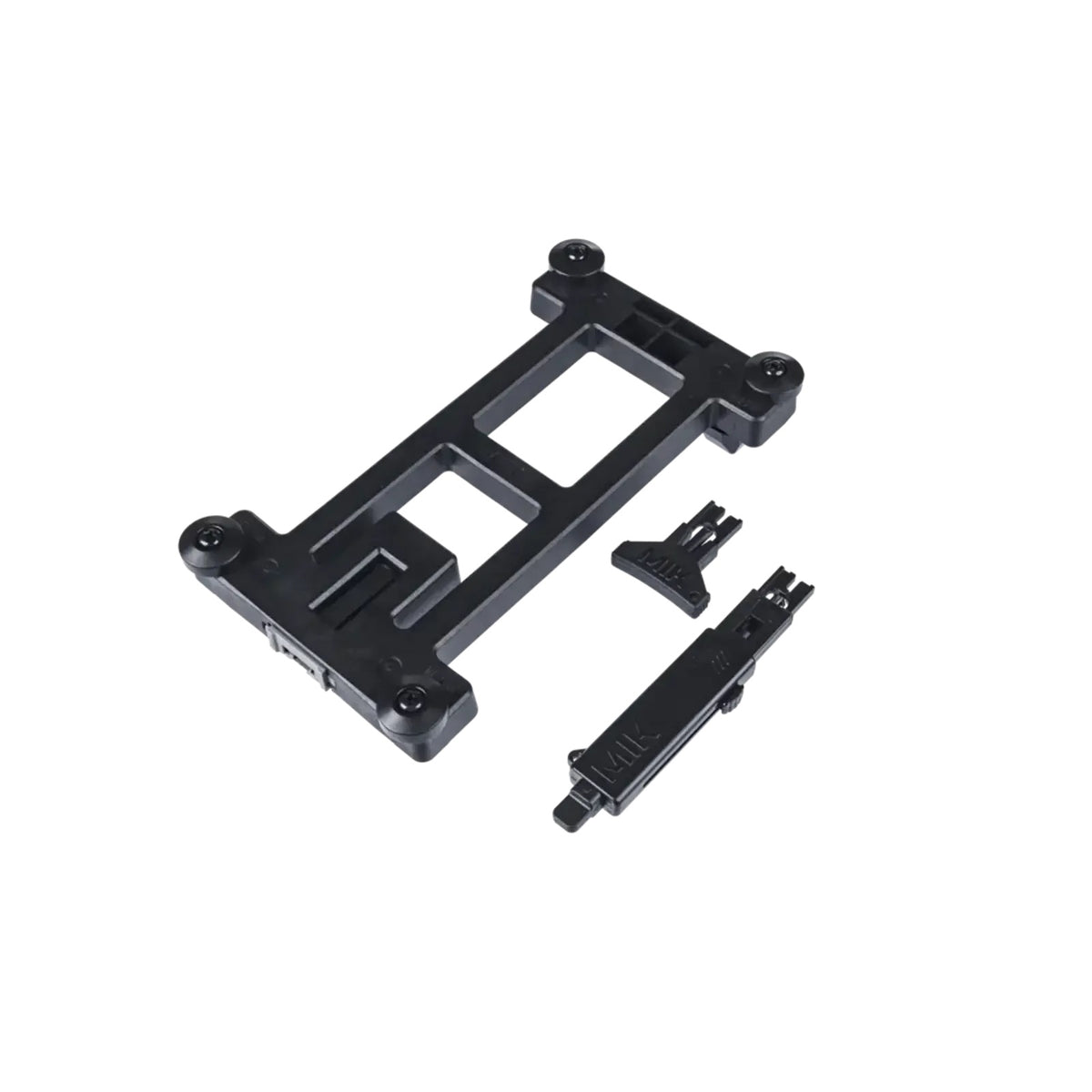 Basil, MIK Adapter Plate, Black (goes on basket/bag)