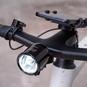 SON Ladelux Dynamo Headlight, High/Low Beam, Charging Device