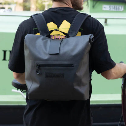 Brompton Waterproof Rolltop Backpack - Small - Anthracite