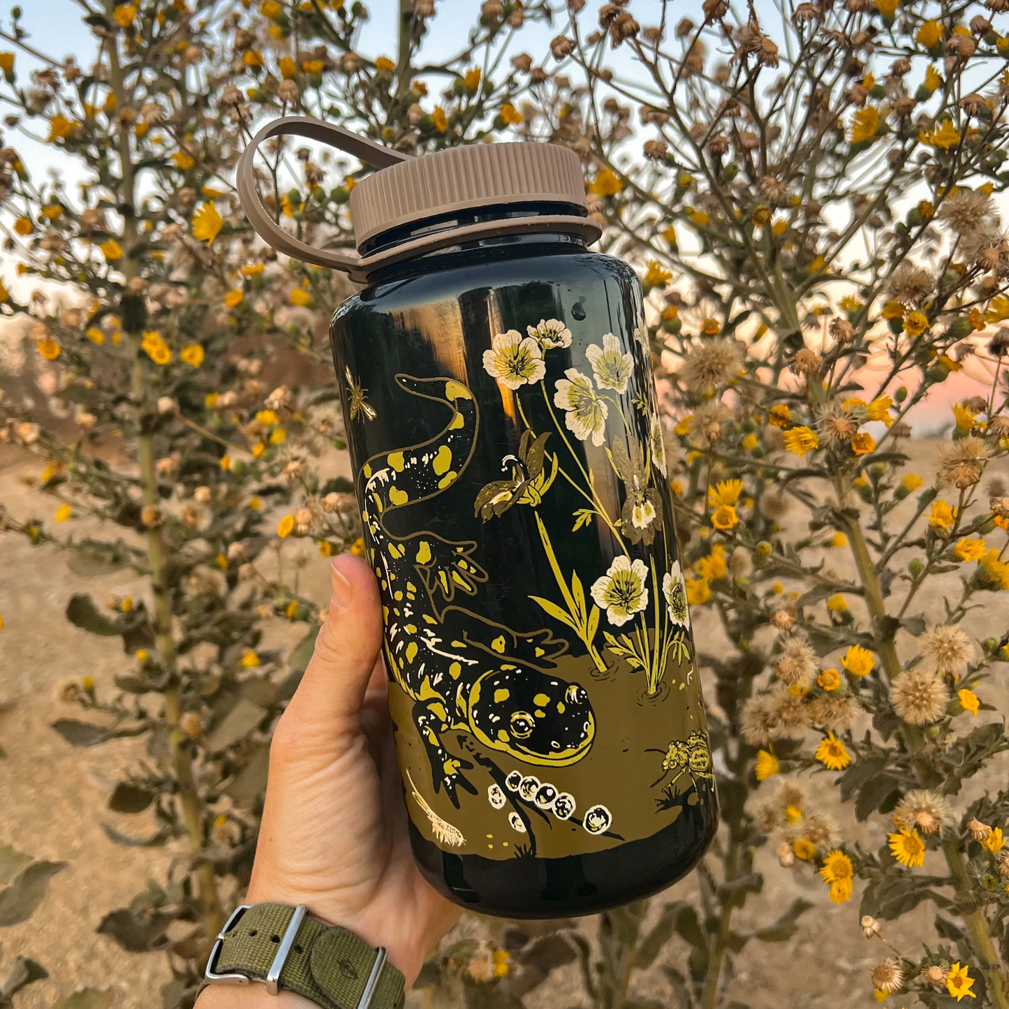 Mustard Beetle Nalgene Bottles