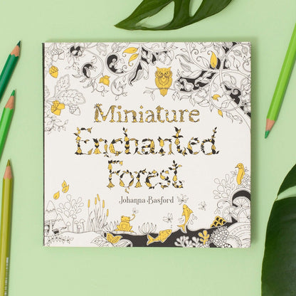 Miniature Enchanted Forest Coloring Book