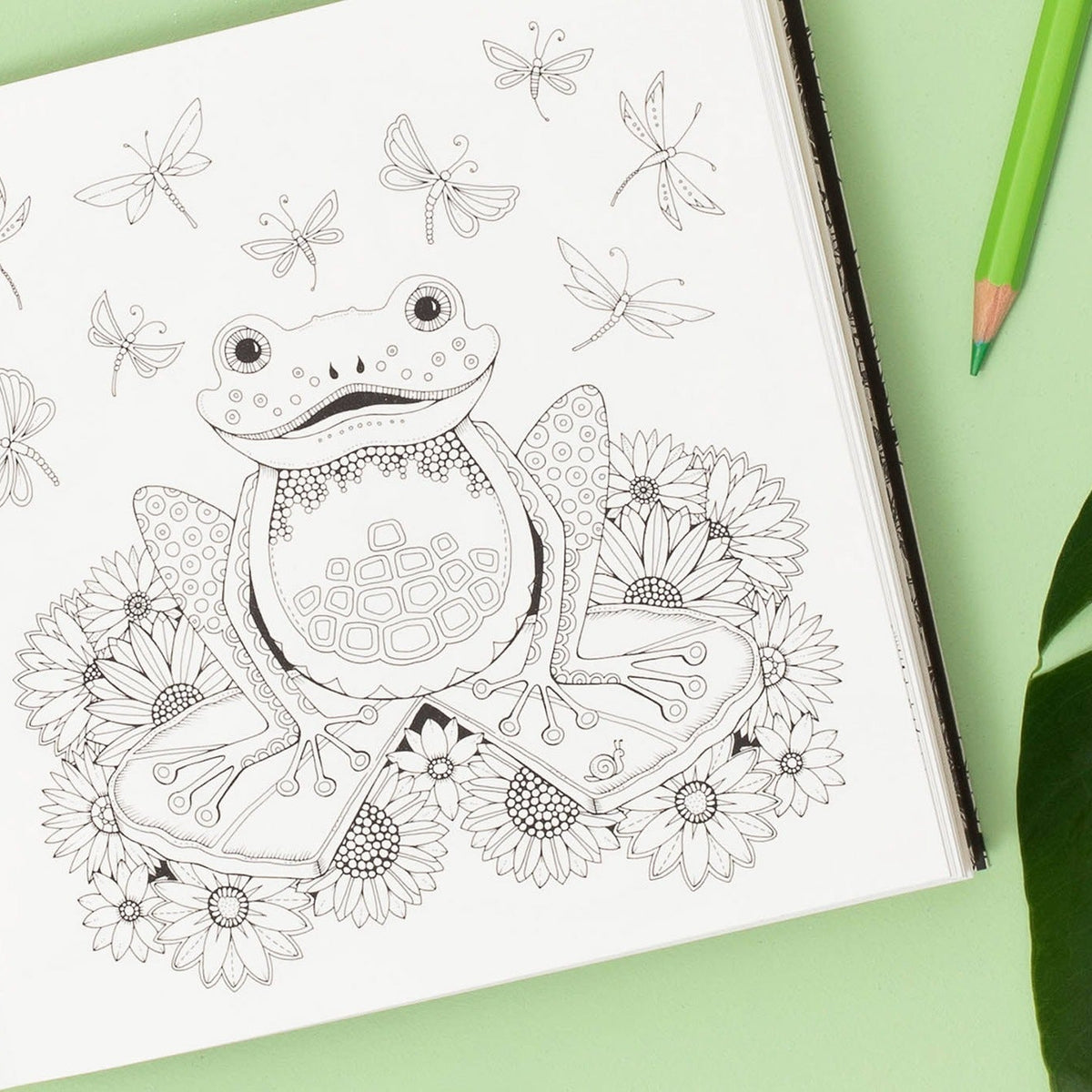 Miniature Enchanted Forest Coloring Book