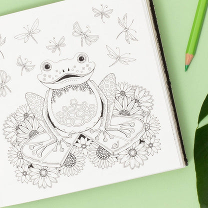 Miniature Enchanted Forest Coloring Book