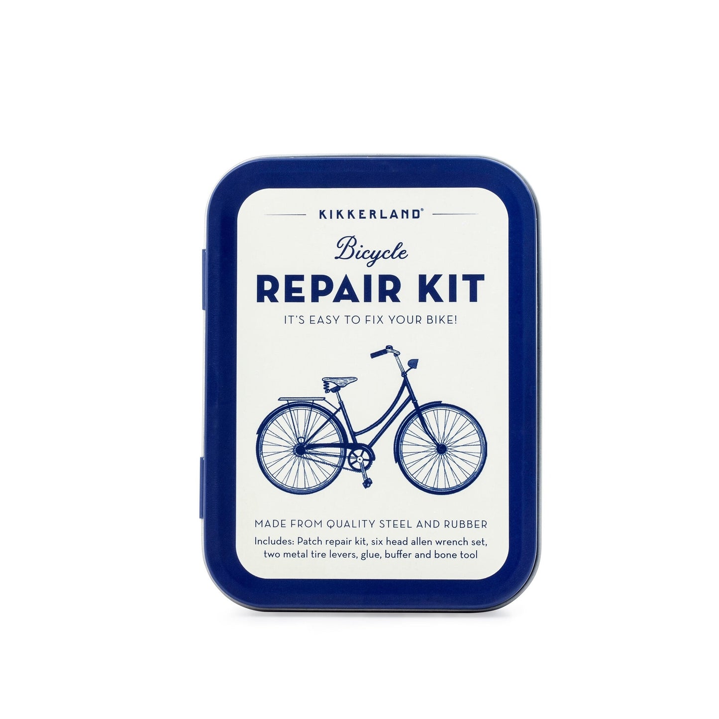 Kikkerland Bike Repair Kit Tin