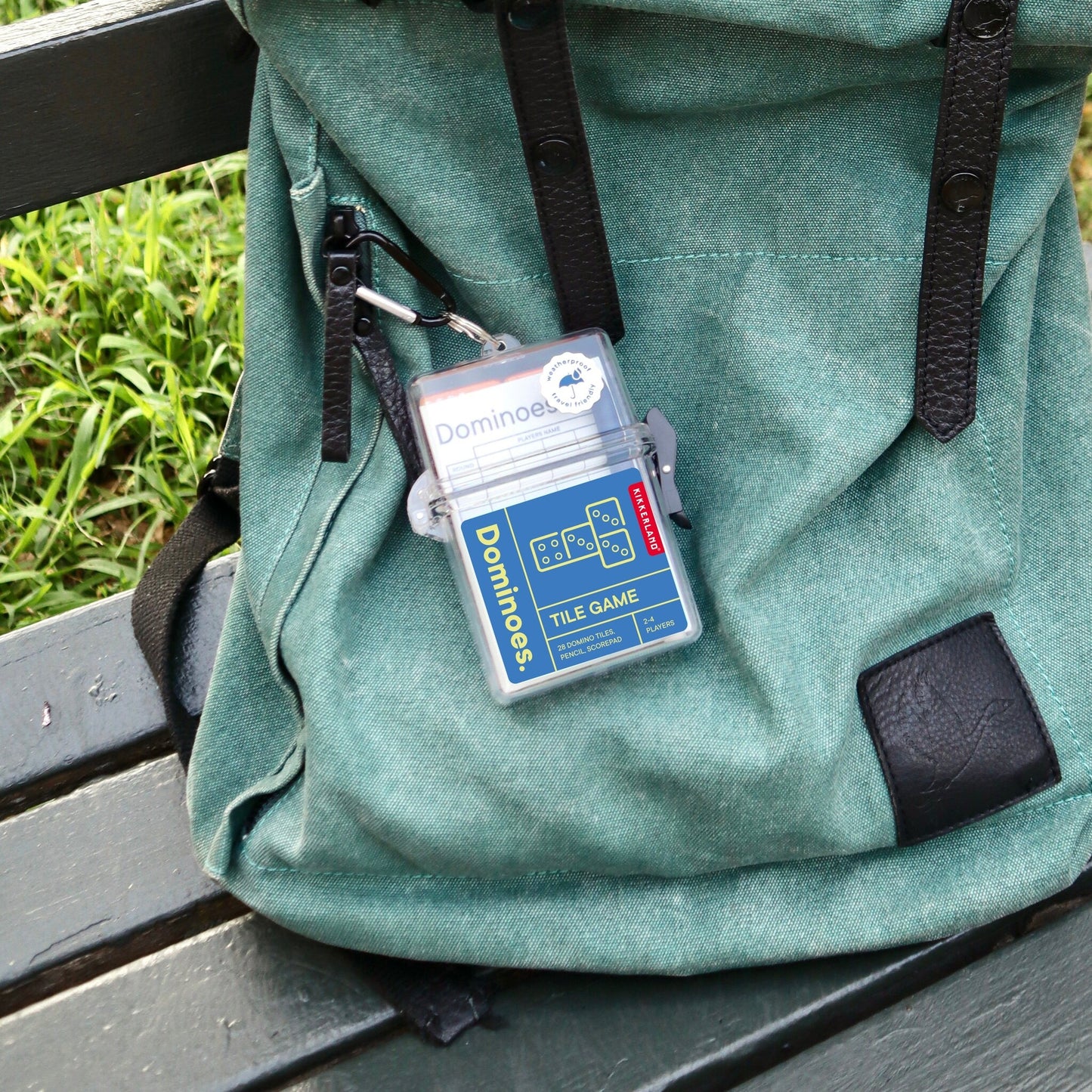 Kikkerland Dominoes. Portable Game