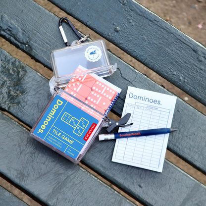 Kikkerland Dominoes. Portable Game