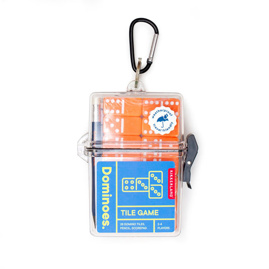 Kikkerland Dominoes. Portable Game