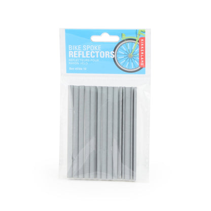 Kikkerland Fiets Bike Spoke Reflectors - Silver