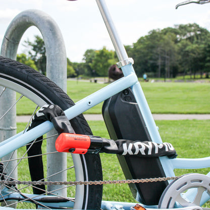 Kryptonite, Evolution 4 1016, Chain Lock, Key, 10mm, 160cm, 5.25', Black