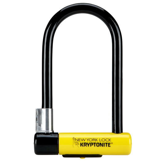Kryptonite New York U-Lock - 4 x 8", Keyed, Black, Includes bracket