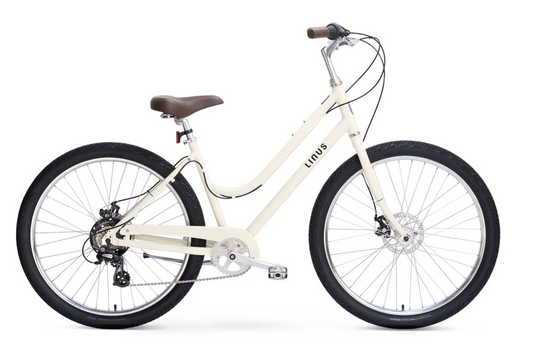 Linus Cesta 7 Speed City Bike Cream