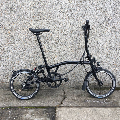 M6L Black Edition Brompton Folding Bike, Dynamo