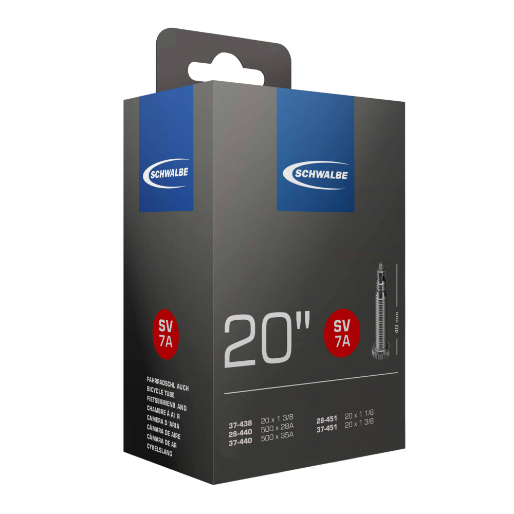 Schwalbe SV7A 20" Tube, Presta Valve 40mm
