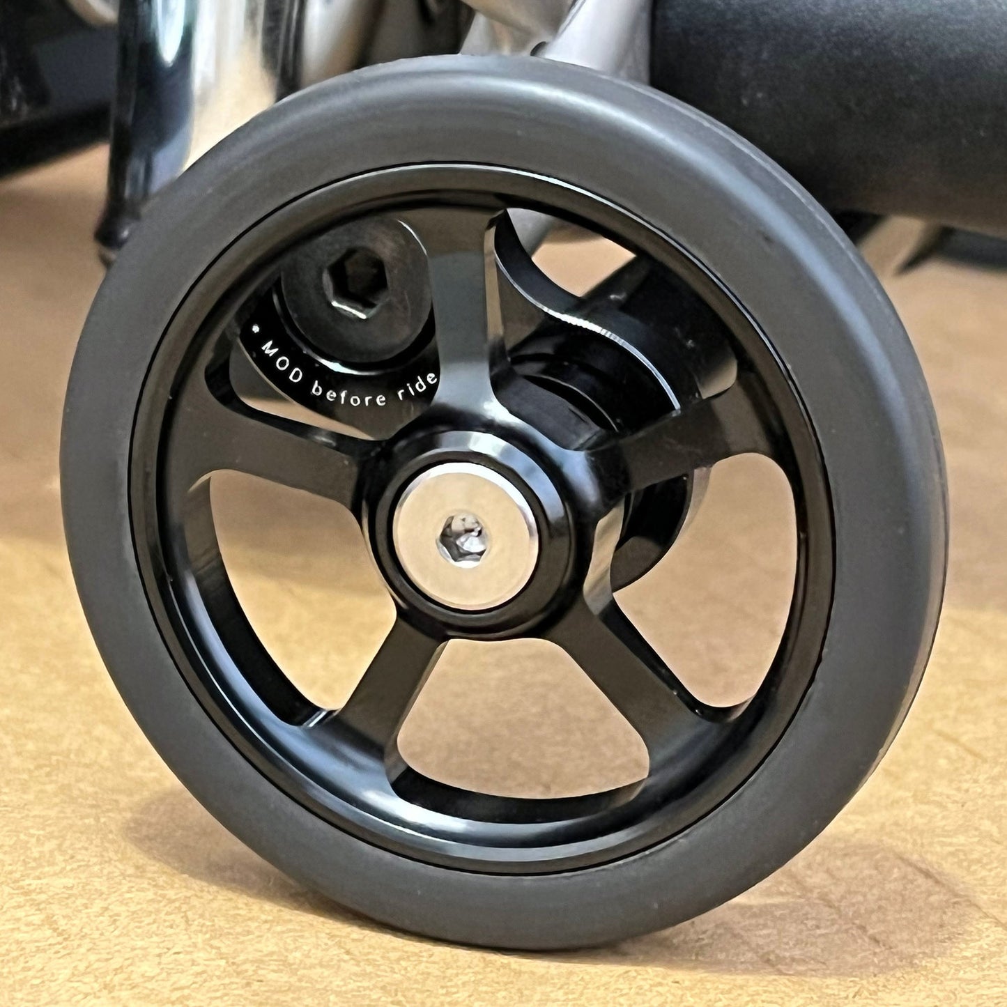 MiniMod Brompton Easy Wheel Extender with EZ Wheels