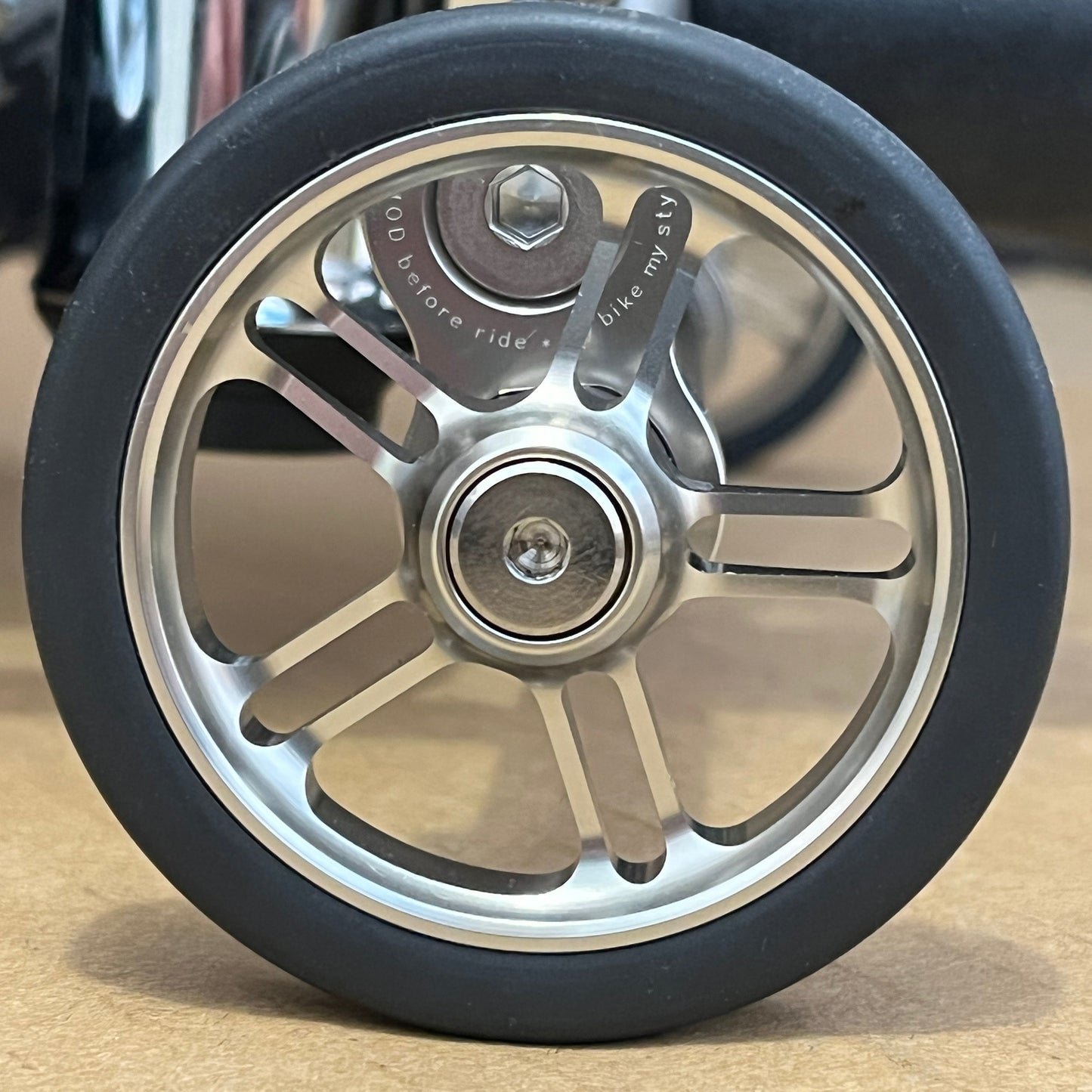 MiniMod Brompton Easy Wheel Extender with EZ Wheels