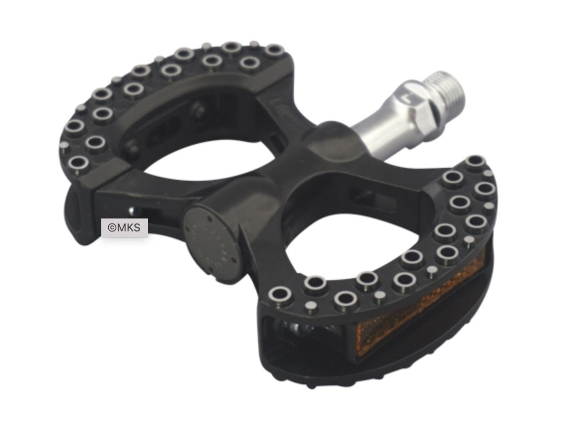 MKS Lambda Grip King pedal Black