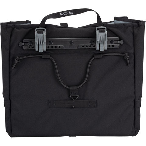 MSW Blacktop Grocery Pannier Bag Black