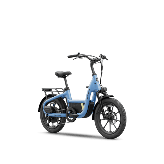 Segway MUXI Pro electric bike in Reef Blue, side view