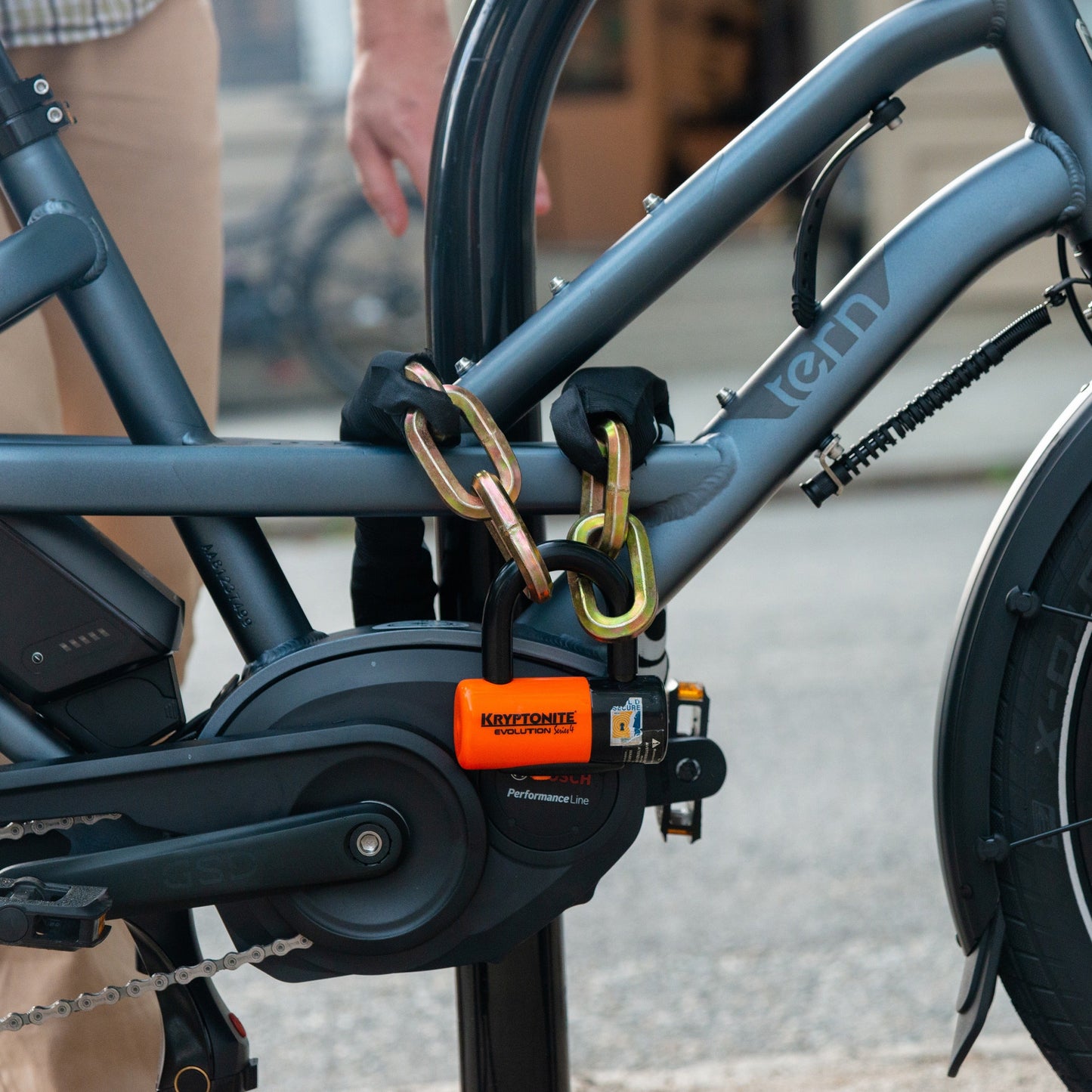 Kryptonite New York Chain 1210 and Evolution Disc Lock: 3.25' (100cm)