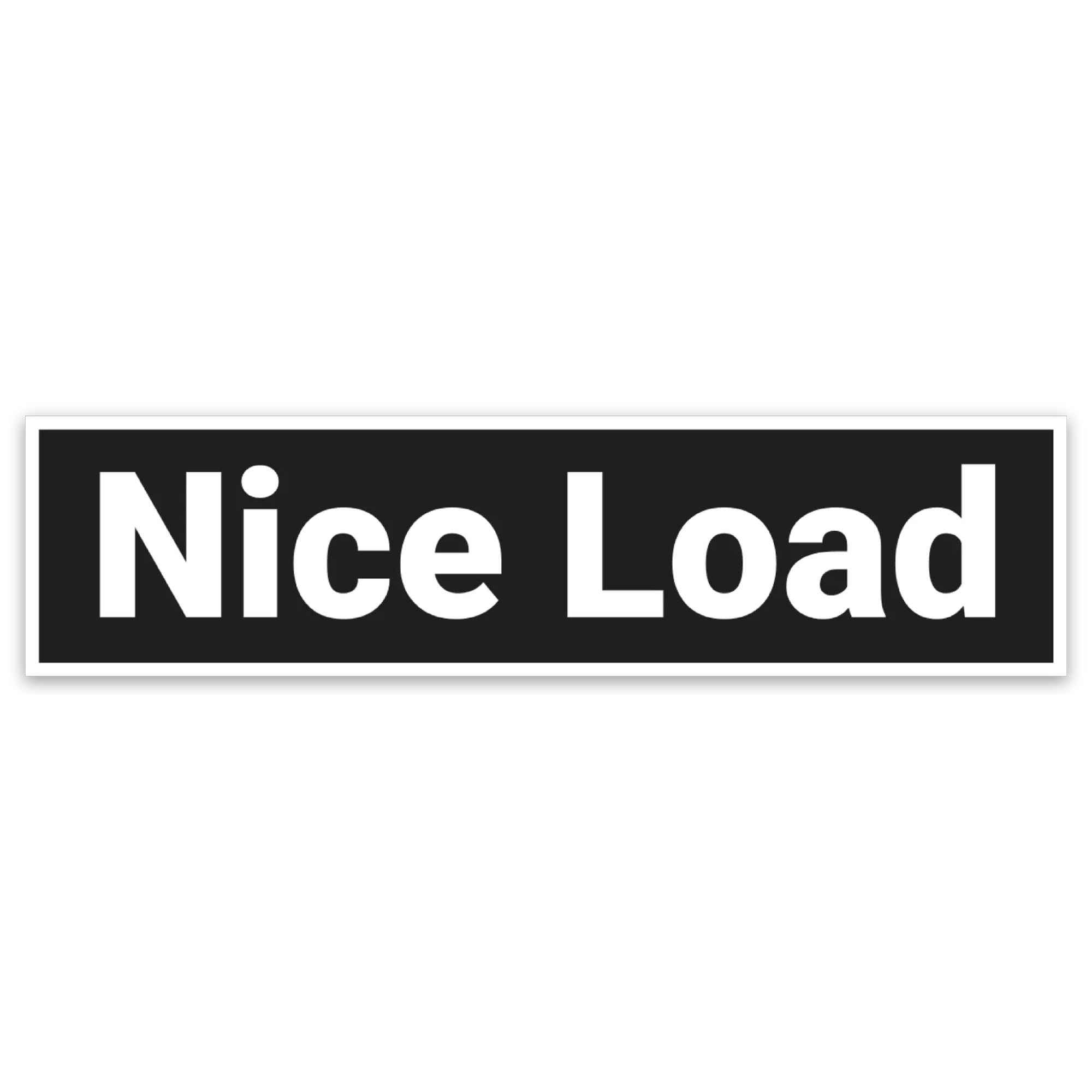 Insert Load Sticker Nice Load Sticker – Clever Cycles | Bikes & Ebikes